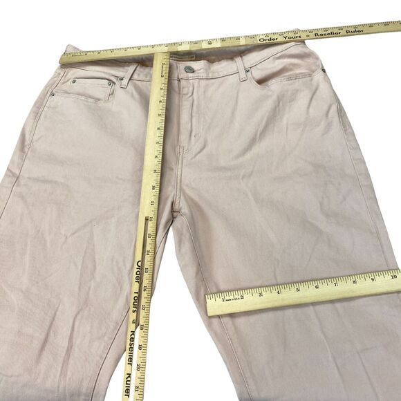 Levi 505 Straight Leg Jeans Womens Mid Rise Straight Leg Size 33 Pink - Picture 4 of 15